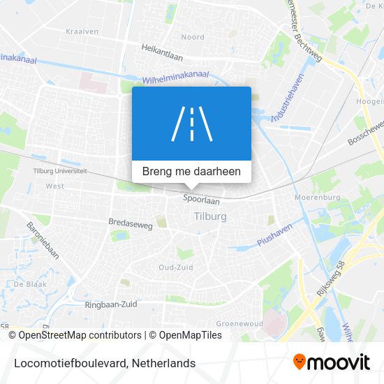 Locomotiefboulevard kaart