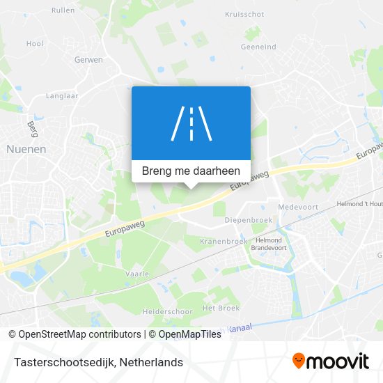 Tasterschootsedijk kaart
