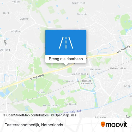 Tasterschootsedijk kaart