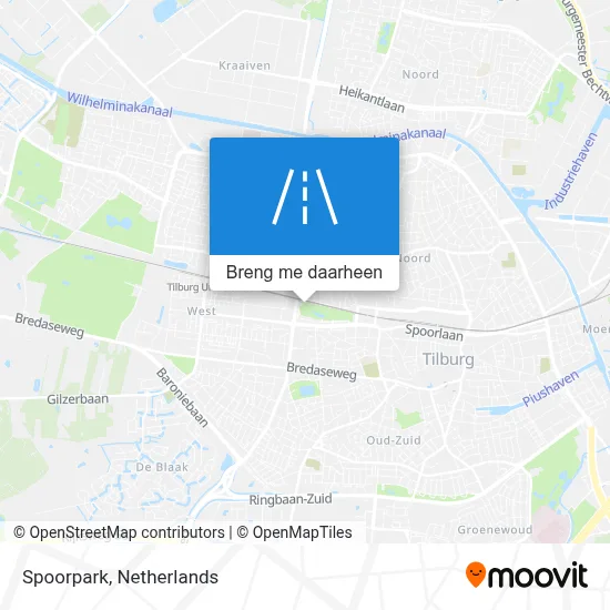 Spoorpark kaart