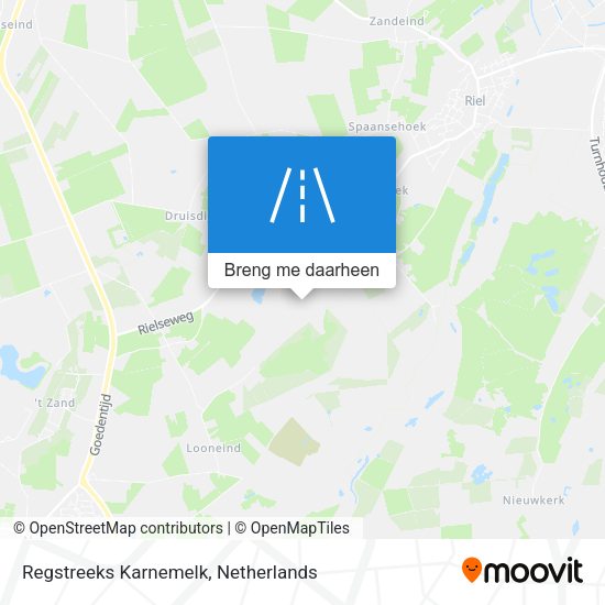 Regstreeks Karnemelk kaart