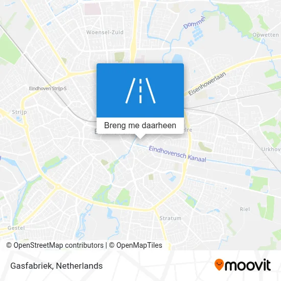 Gasfabriek kaart