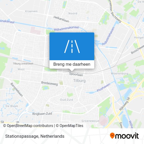 Stationspassage kaart