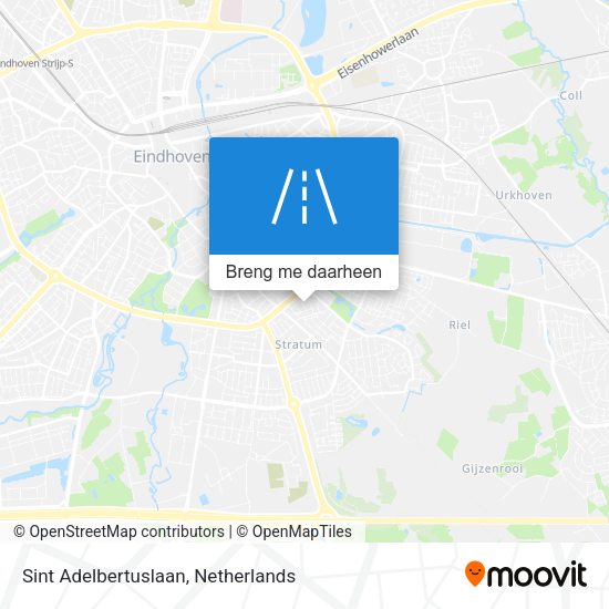 Sint Adelbertuslaan kaart