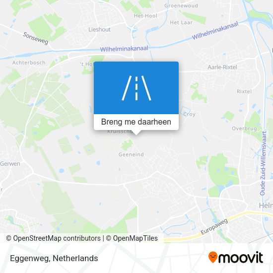 Eggenweg kaart