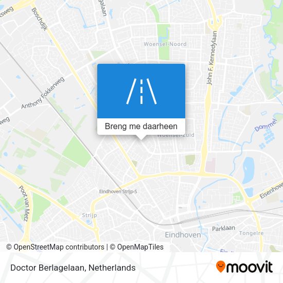 Doctor Berlagelaan kaart