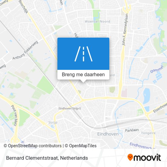 Bernard Clementstraat kaart