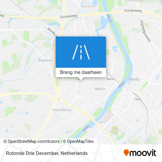 Rotonde Drie December kaart