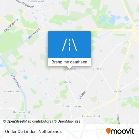 Onder De Linden kaart