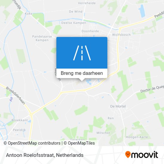 Antoon Roelofsstraat kaart