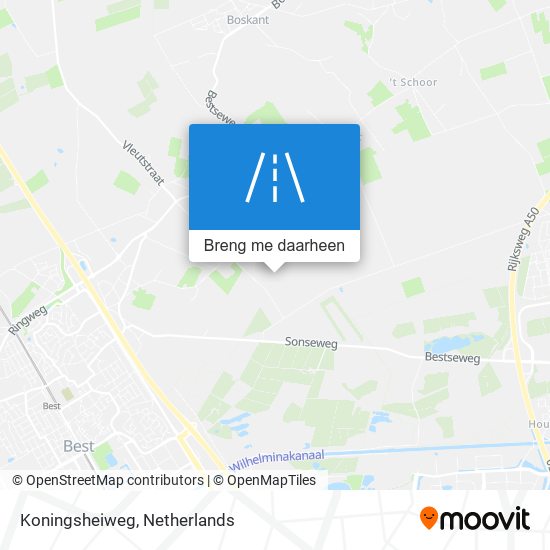 Koningsheiweg kaart