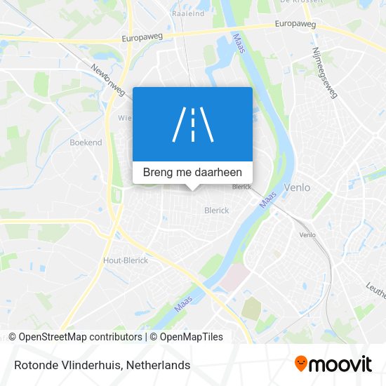Rotonde Vlinderhuis kaart