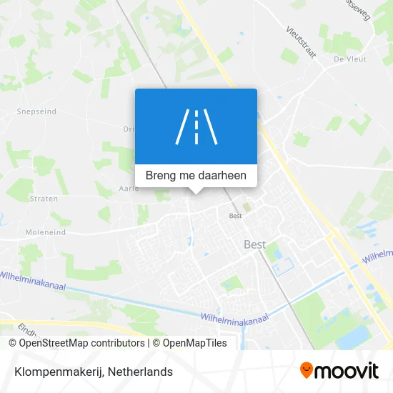 Klompenmakerij kaart