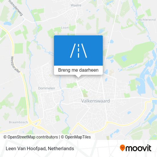 Leen Van Hoofpad kaart