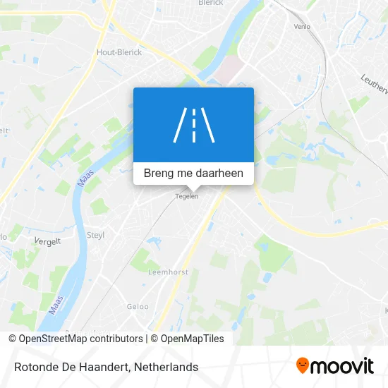 Rotonde De Haandert kaart