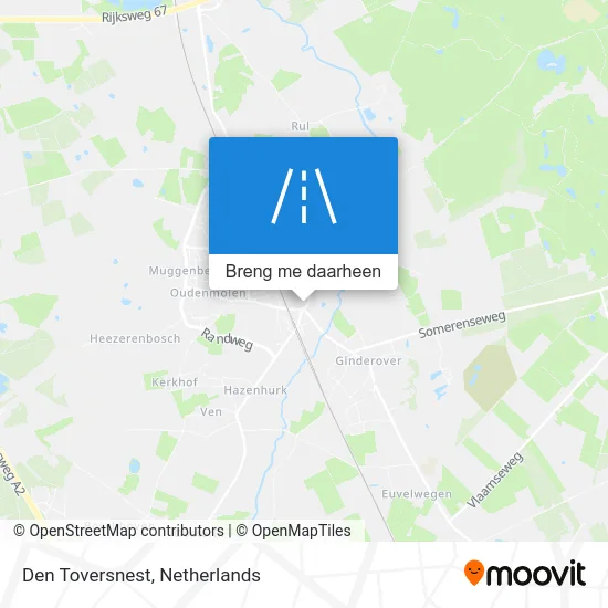 Den Toversnest kaart