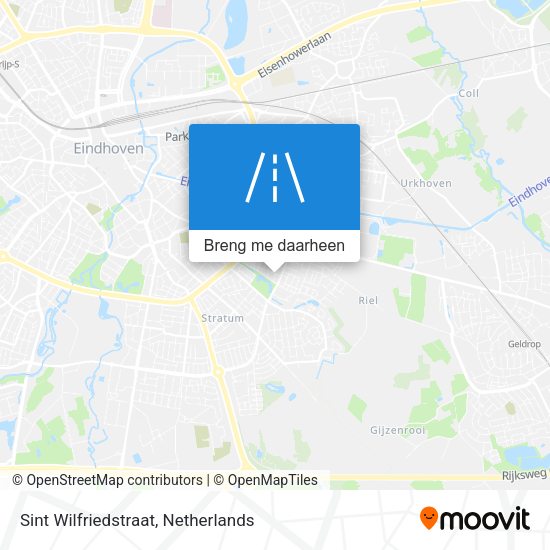 Sint Wilfriedstraat kaart
