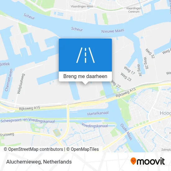 Aluchemieweg kaart