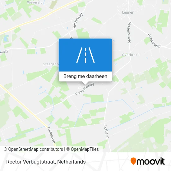 Rector Verbugtstraat kaart