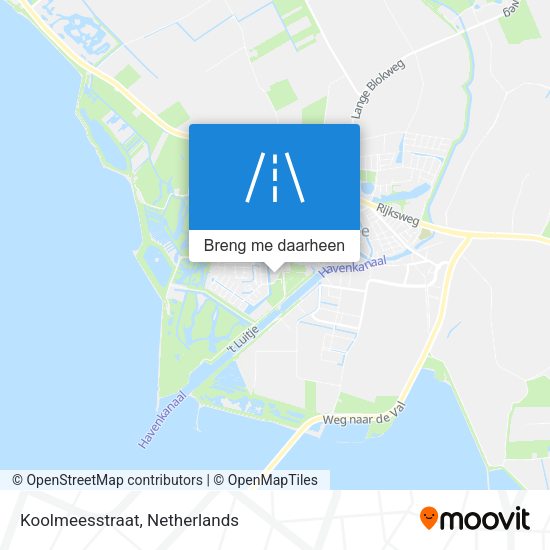 Koolmeesstraat kaart