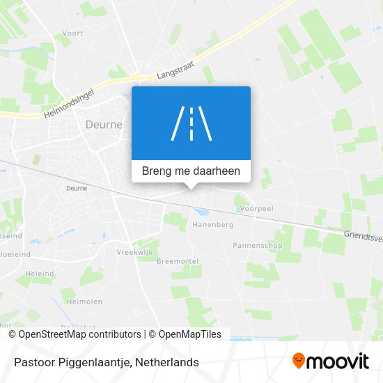 Pastoor Piggenlaantje kaart