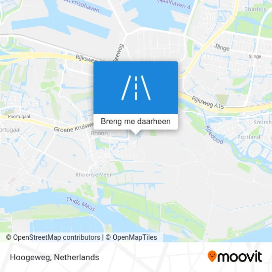 Hoogeweg kaart
