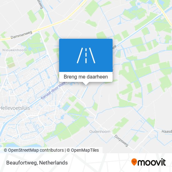 Beaufortweg kaart