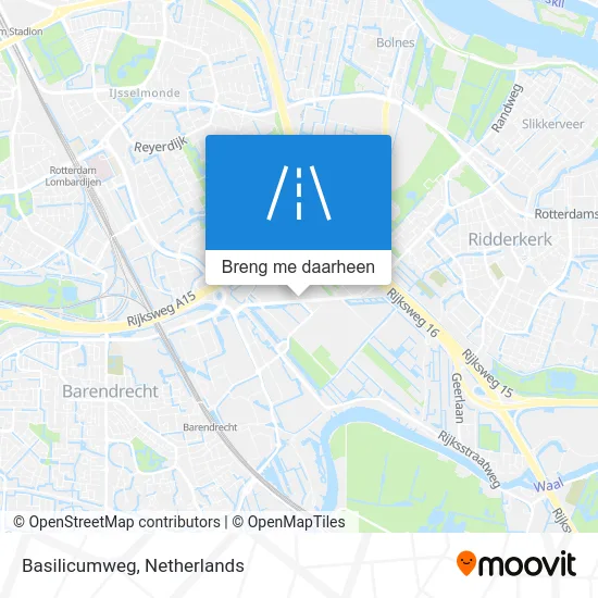 Basilicumweg kaart