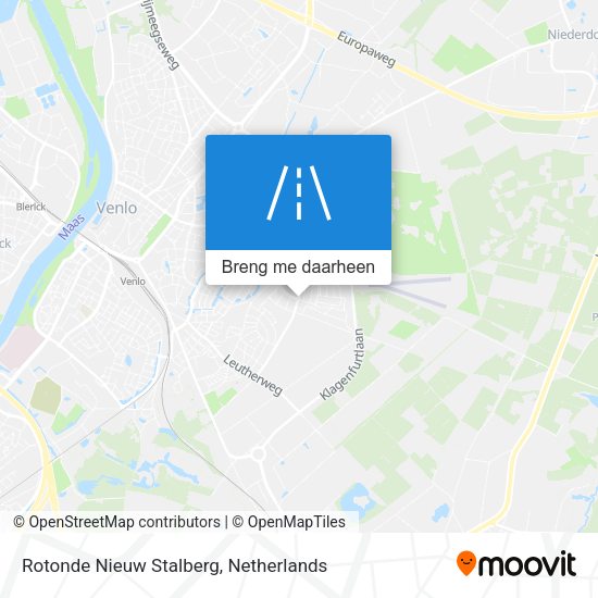 Rotonde Nieuw Stalberg kaart