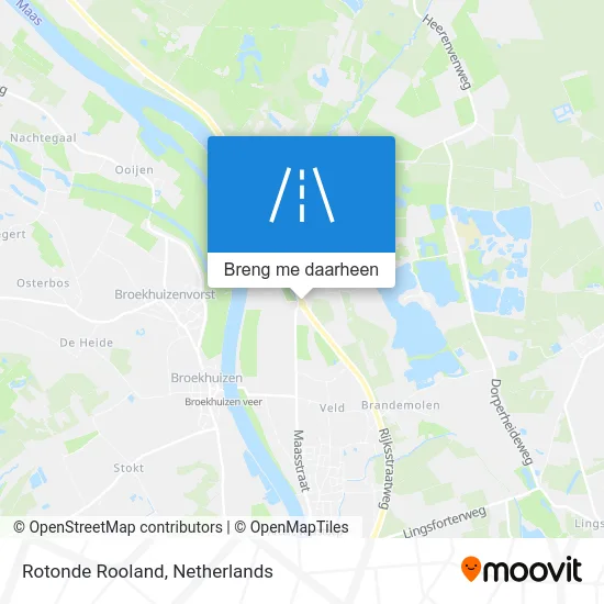 Rotonde Rooland kaart