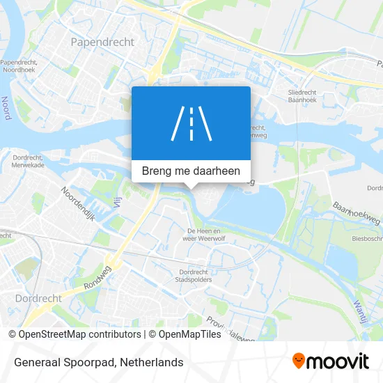 Generaal Spoorpad kaart
