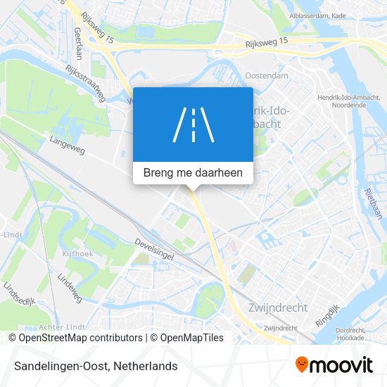 Sandelingen-Oost kaart