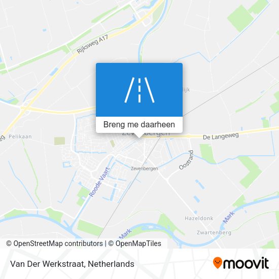 Van Der Werkstraat kaart