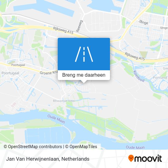 Jan Van Herwijnenlaan kaart
