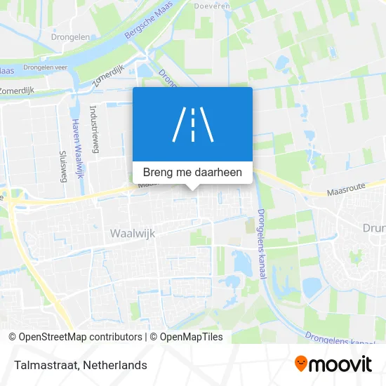 Talmastraat kaart