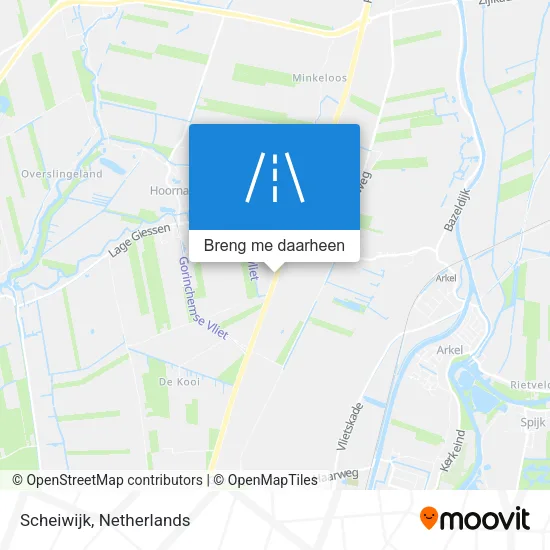 Scheiwijk kaart