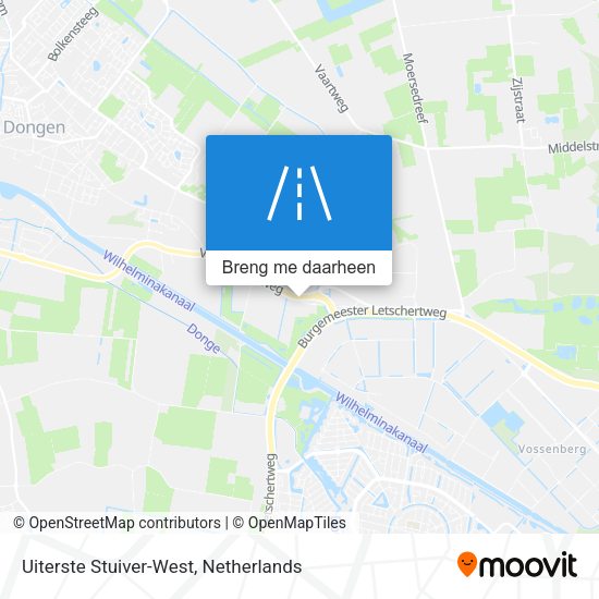 Uiterste Stuiver-West kaart