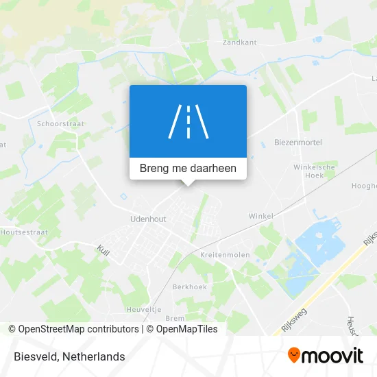 Biesveld kaart
