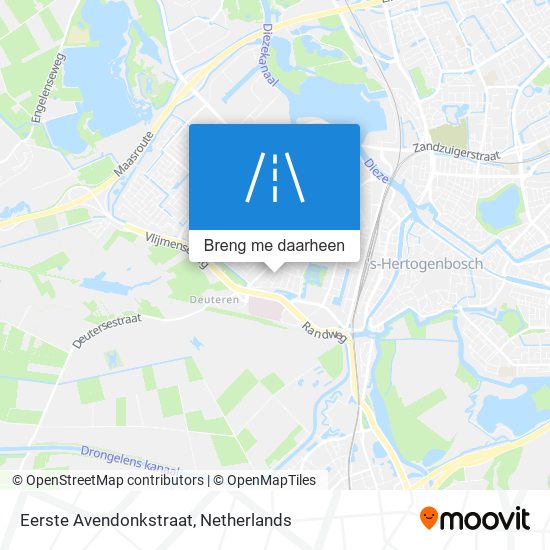 Eerste Avendonkstraat kaart