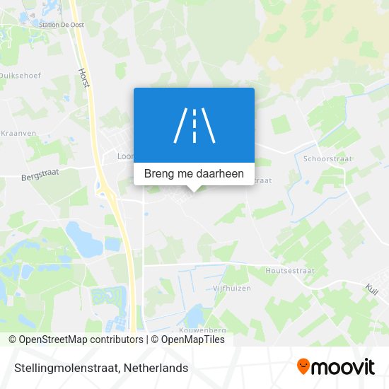 Stellingmolenstraat kaart