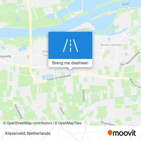 Klaverveld kaart