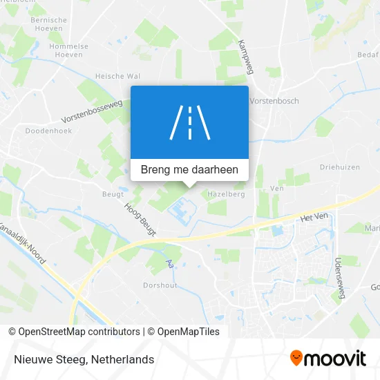 Nieuwe Steeg kaart