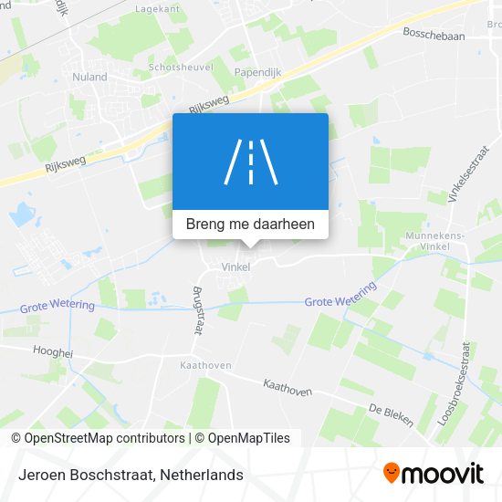 Jeroen Boschstraat kaart