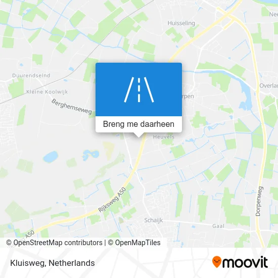 Kluisweg kaart