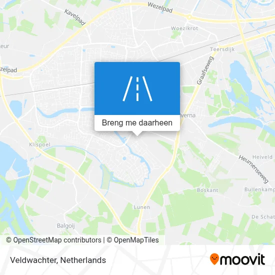 Veldwachter kaart
