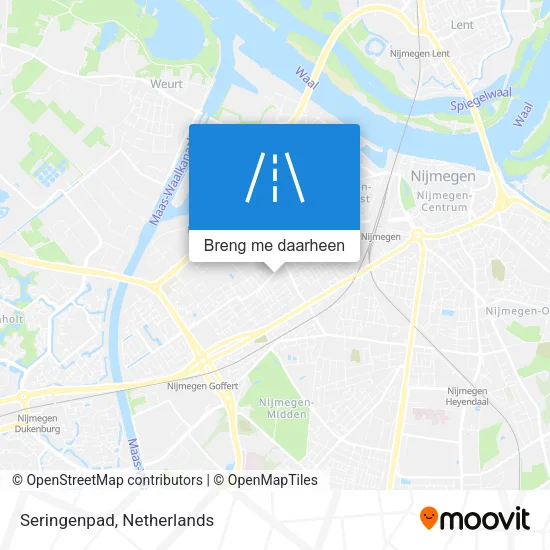 Seringenpad kaart