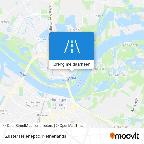 Zuster Helénèpad kaart