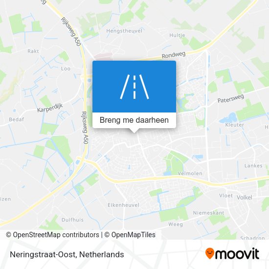 Neringstraat-Oost kaart