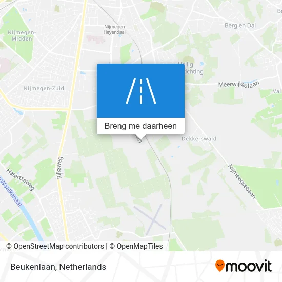 Beukenlaan kaart