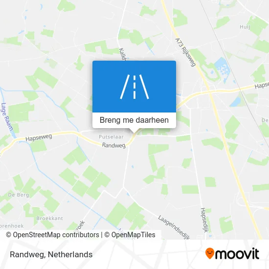 Randweg kaart